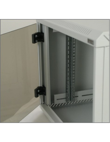 Triton Delta B4S 19" Rack Wall-Mount 6U/400 Glass Door Szafa Wisząca Szary
