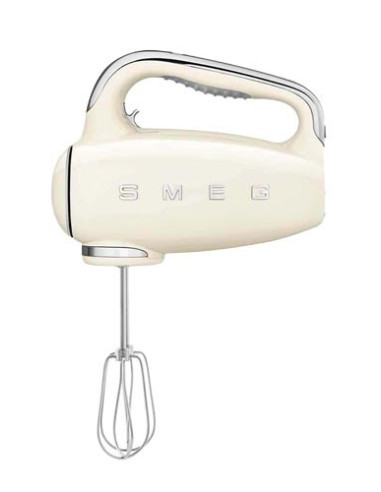 Mikser Ręczny Smeg Hmf01Creu W Kremie W Stylu Retro Z Lat 50.