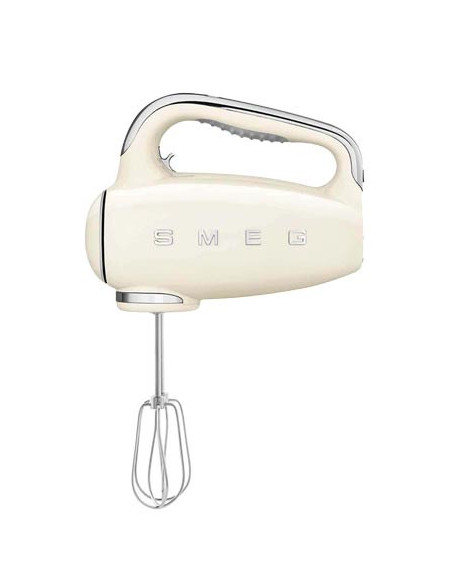 Mikser Ręczny Smeg Hmf01Creu W Kremie W Stylu Retro Z Lat 50.