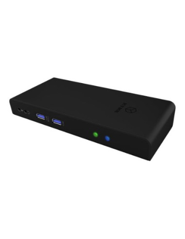 Icy Box Ib-Dk2251Ac Przewodowa Usb 3.2 Gen 2 (3.1 Gen 2) Type-A Czarny