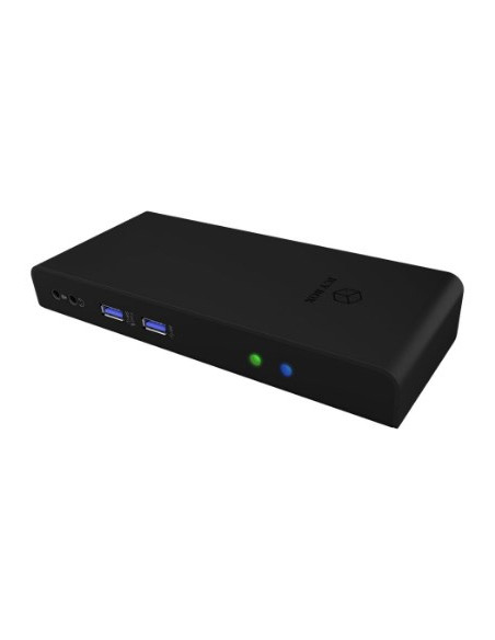 Icy Box Ib-Dk2251Ac Przewodowa Usb 3.2 Gen 2 (3.1 Gen 2) Type-A Czarny