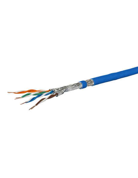 Metz Connect Do Układania Cat 7A S/Ftp, Mc Gc1300 Pro22, Lszh, Niebieski 100M Pierścień