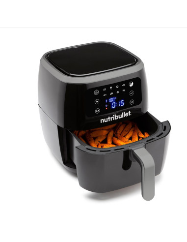 Nutribullet Xxl Digital Air Fryer Pojedyńczy 7 L Autonomiczny 1800 W Frytkownica Na Gorące Powietrze Czarny