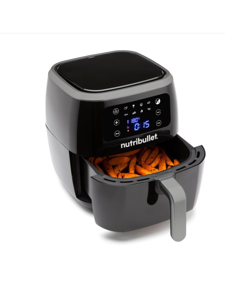 Nutribullet Xxl Digital Air Fryer Pojedyńczy 7 L Autonomiczny 1800 W Frytkownica Na Gorące Powietrze Czarny