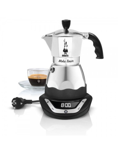 Kawiarka Elektryczna Bialetti Moka Timer (365 W  Kolor Srebrny)
