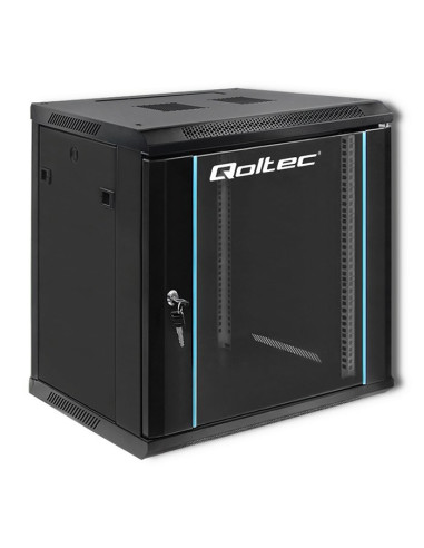 Szafa Rack 19'' 12U 600 X 635 X 450 Czarna Wisząca