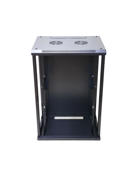 Extralink Szafa Rack 18U 600X450 Czarna Montowana Na Ścianie