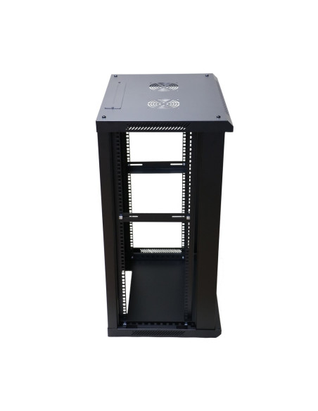 Extralink Szafa Rack 18U 600X450 Czarna Montowana Na Ścianie