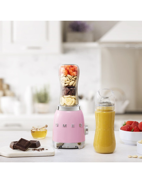 Blender Smeg Pbf01Pkeu Ze Stali Nierdzewnej, Różowy
