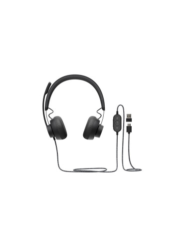 Zestaw Słuchawkowy Logitech Zone Wired Earbuds Usb Teams