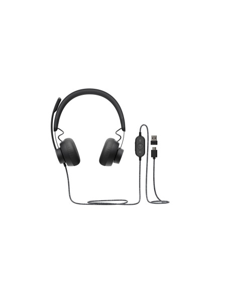 Zestaw Słuchawkowy Logitech Zone Wired Earbuds Usb Teams