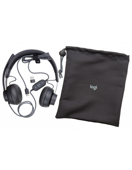 Zestaw Słuchawkowy Logitech Zone Wired Earbuds Usb Teams