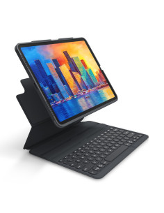 Obudowa Z Klawiaturą Zagg Keyboard Pro Keys Do Ipad Air 13" M2 2024 / M3 2025 Oraz Do Ipad 12.9" Pro 3/4/5/6G (Charcoal)
