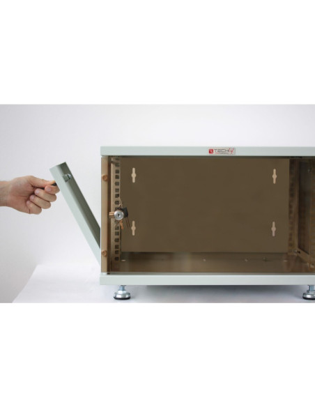 Techly I-Case Er-1009B60 Stojak 9U Szafa Wisząca Czarny