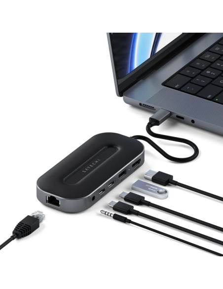 Koncentrator Usb Satechi Usb-C Multiport Usb4 + 2,5 G Ethernet
