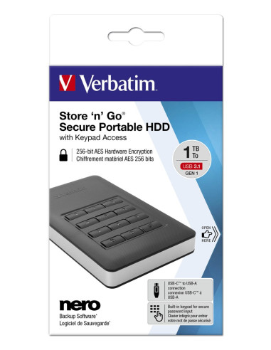 Dysk Zewnętrzny 2Tb Usb 3 Z Klawiaturą Store Ngo Secure Hdd