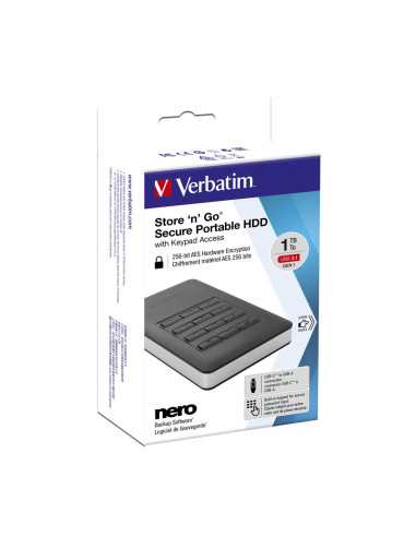 Dysk Zewnętrzny 2Tb Usb 3 Z Klawiaturą Store Ngo Secure Hdd