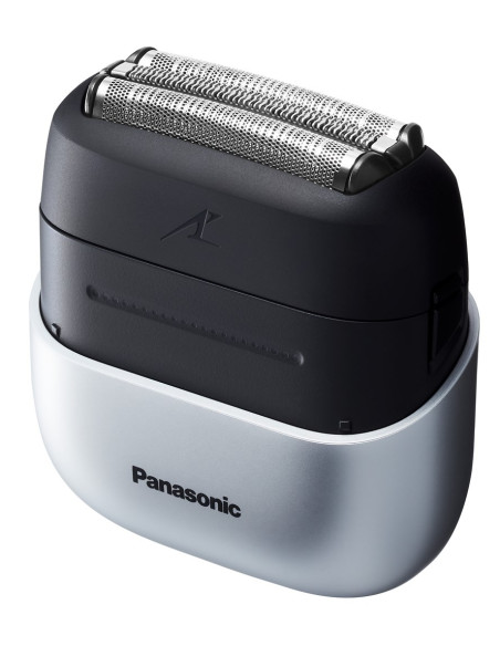 Ładowalna Golarka Elektryczna Panasonic Es-Cm3Bks503, Czas Pracy Do 45 Min, Na Mokro I Sucho, Litowo-Jonowy, Srebrny