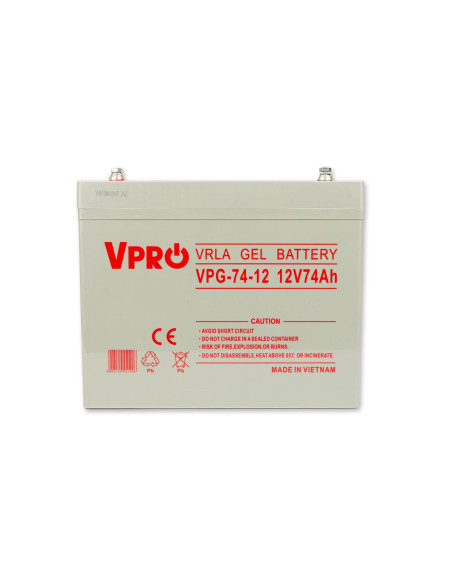 Akumulator Gel Vpro Solar 12V 74Ah
