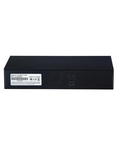 Intellinet 560764 Łącza Sieciowe Fast Ethernet (10/100) Obsługa Poe Czarny
