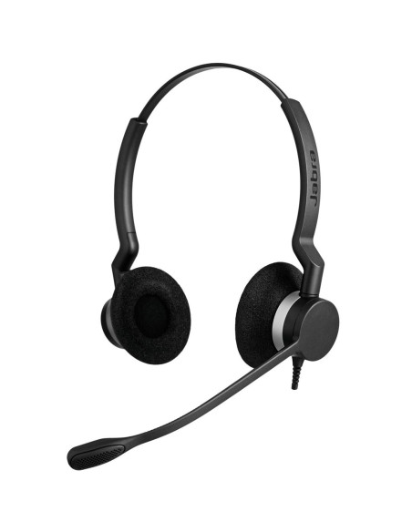Jabra Biz 2300 Duo Zestaw Słuchawkowy Przewodowa Opaska Na Głowę Biuro/Centrum Telefoniczne Bluetooth Czarny