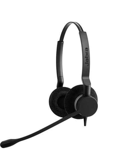 Jabra Biz 2300 Duo Zestaw Słuchawkowy Przewodowa Opaska Na Głowę Biuro/Centrum Telefoniczne Bluetooth Czarny