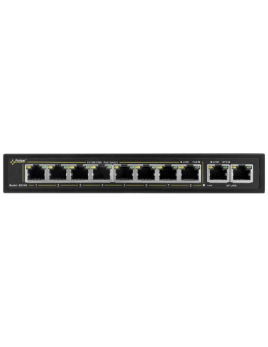 Pulsar Sg108 Łącza Sieciowe Gigabit Ethernet (10/100/1000) Obsługa Poe Czarny