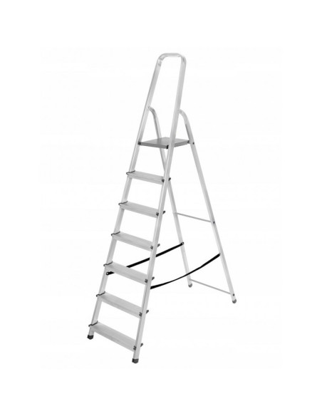 Awtools Drabina Aluminiowa Wolnostojąca 7 Stopni 125 Kg