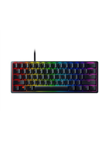 Razer Huntsman Mini 60% Klawiatura Do Gier Opto-Mechaniczny Fioletowy Przełącznik Światło Led Rgb Nord Przewodowa