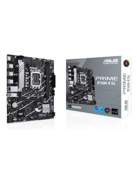 Asus Prime B760M-R D4 Intel B760 Lga 1700 Micro Atx