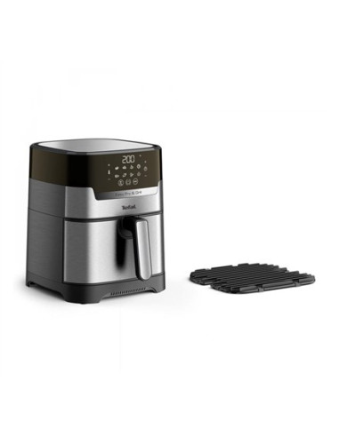 Tefal Easy Fry & Grill Ey505D Pojedyńczy 4,2 L Autonomiczny 1550 W Frytkownica Na Gorące Powietrze Stal Nierdzewna