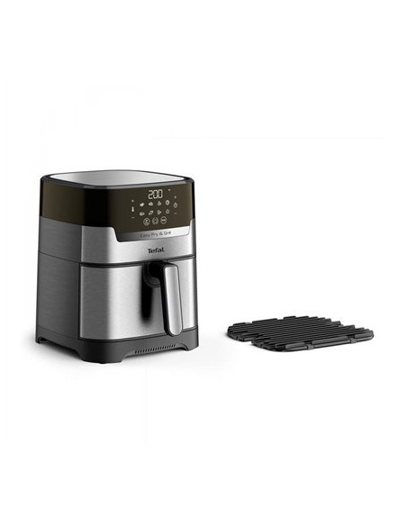 Tefal Easy Fry & Grill Ey505D Pojedyńczy 4,2 L Autonomiczny 1550 W Frytkownica Na Gorące Powietrze Stal Nierdzewna