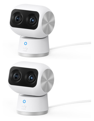 Anker Eufy | Wewnętrzna Kamera Bezpieczeństwa | S350 | Obiektyw Szerokokątny | Blat Stołu | Karta Micro Sd, Maks. 128 Gb | Biały