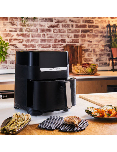 Tefal Easy Fry & Grill Ey5058 Pojedyńczy 4,2 L Autonomiczny 1550 W Frytkownica Na Gorące Powietrze Czarny