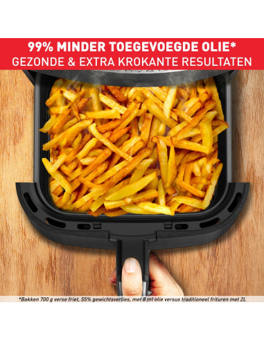 Tefal Easy Fry & Grill Ey5058 Pojedyńczy 4,2 L Autonomiczny 1550 W Frytkownica Na Gorące Powietrze Czarny