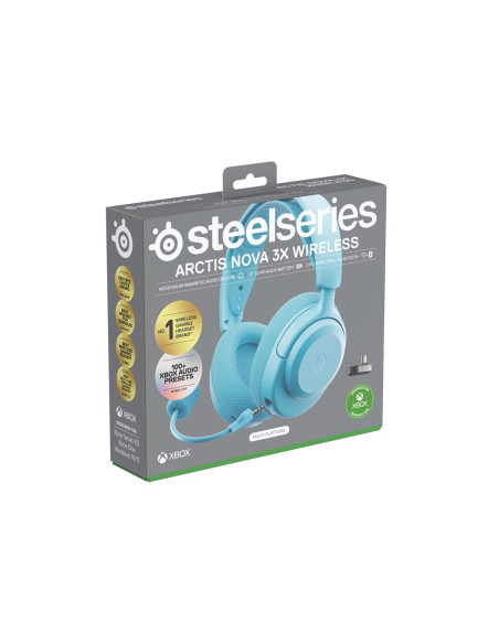 Słuchawki Steelseries Arctis Nova 3X Wireless For Xbox, Aqua
