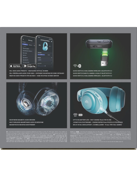 Słuchawki Steelseries Arctis Nova 3X Wireless For Xbox, Aqua