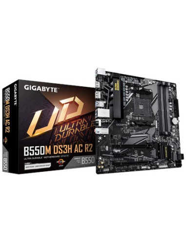 Płyta Główna Mb Amd B550 Sam4 Matx/B550M Ds3H Ac R2 Gigabyte
