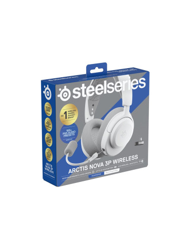 Słuchawki Steelseries Arctis Nova 3P Wireless For Playstation, Białe