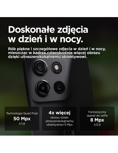 Smartfon Motorola Moto G15, 17.1 Cm (6.72"), 4 Gb Ram, 128 Gb Rom, 50 Mp Kamera, Android 15, Kolor Szary