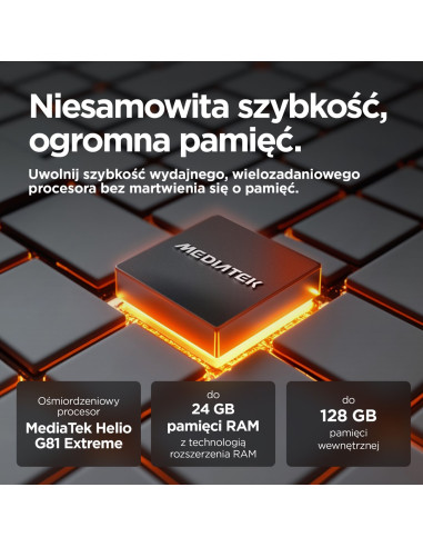 Smartfon Motorola Moto G15, 17.1 Cm (6.72"), 4 Gb Ram, 128 Gb Rom, 50 Mp Kamera, Android 15, Kolor Szary