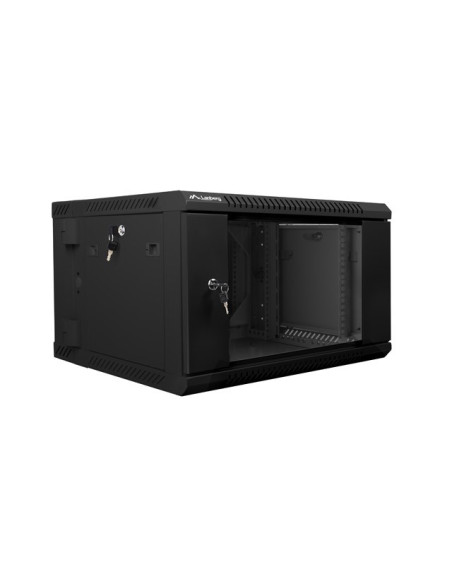 Lanberg Wf02-6606-10B Stojak 6U Szafa Wisząca Czarny