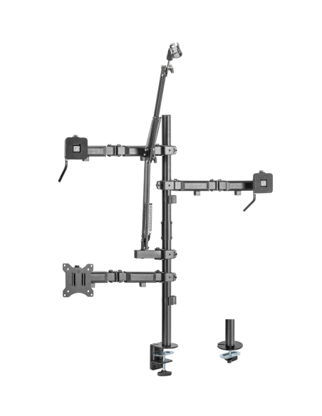 Uchwyt Na Monitor Mikrofon Kamerę I Naświetlacz All-In-One Studio Nanors, Youtube, 17"-32", Max. 9Kg, Rs164