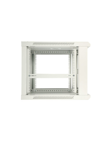 Extralink Szafa Rack 12U 600X600 Asp Szara Montowana Na Ścianie, Drzwi Blaszane Pełne