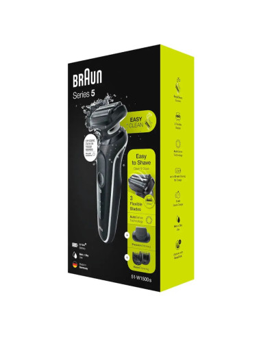 Braun Series 5 51-W1500S Golarka Foliowa Przycinarka Czarny