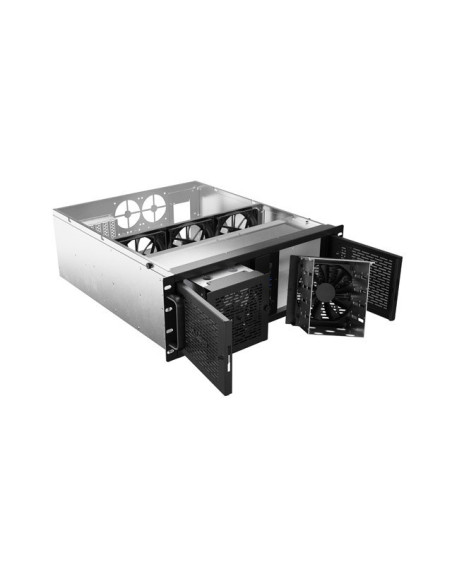 Obudowa Do Serwera Modułowego Rack 4U Lanberg Sc01-5204-12B