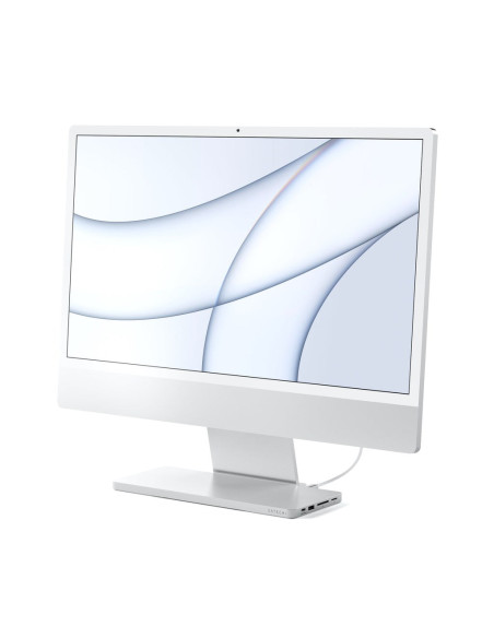Satechi St-Ucisds Stacja Dokująca Do Laptopa I Replikator Portów Przewodowa Usb 3.2 Gen 2 (3.1 Gen 2) Type-C Srebrny