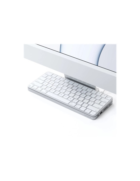 Satechi St-Ucisds Stacja Dokująca Do Laptopa I Replikator Portów Przewodowa Usb 3.2 Gen 2 (3.1 Gen 2) Type-C Srebrny