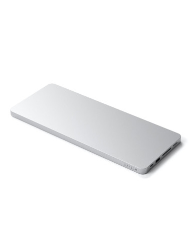 Satechi St-Ucisds Stacja Dokująca Do Laptopa I Replikator Portów Przewodowa Usb 3.2 Gen 2 (3.1 Gen 2) Type-C Srebrny