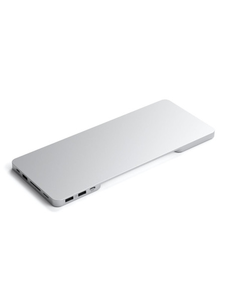Satechi St-Ucisds Stacja Dokująca Do Laptopa I Replikator Portów Przewodowa Usb 3.2 Gen 2 (3.1 Gen 2) Type-C Srebrny